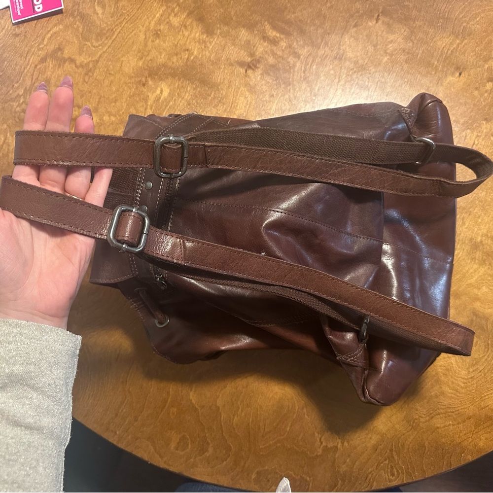 Spikes and Sparrow leather backpack